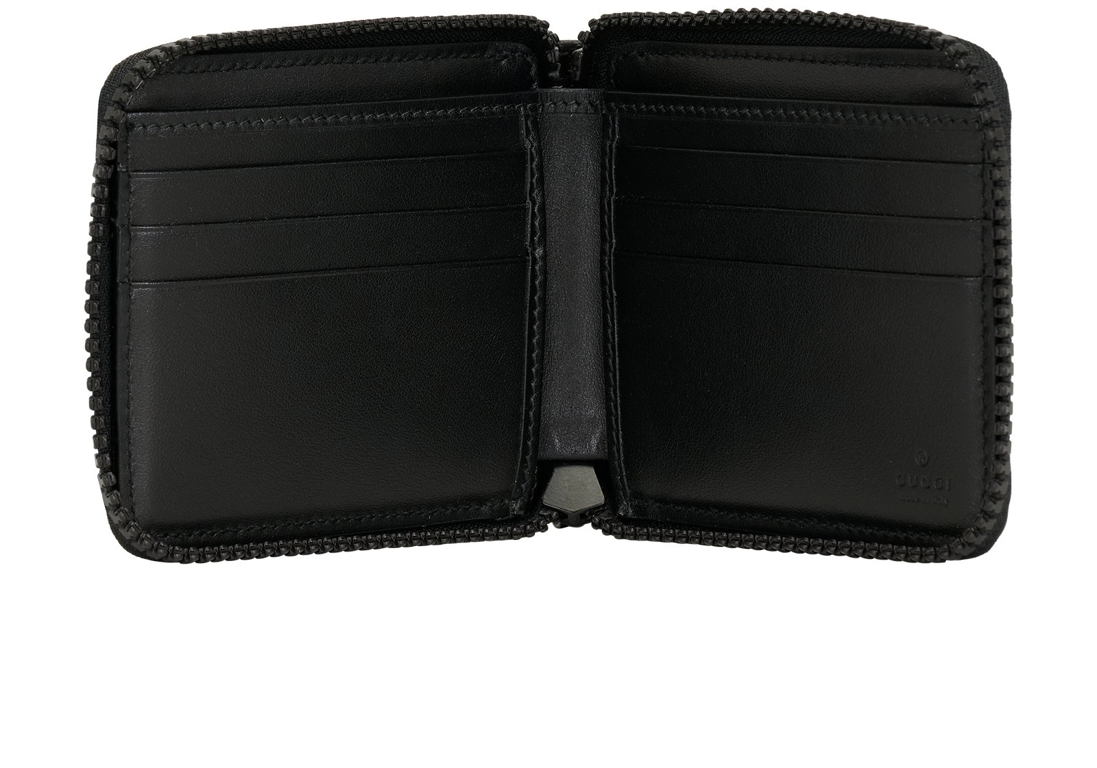 Gucci GG Supreme Card Wallet, &pound;170, Accessories, Black, Canvas, Other view